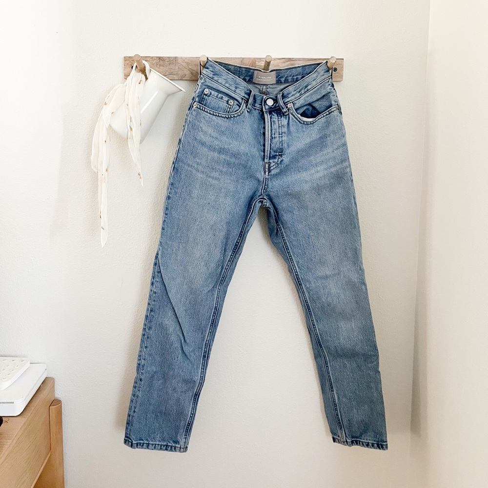 Everlane Cheeky Straight Jeans 24 Ankle